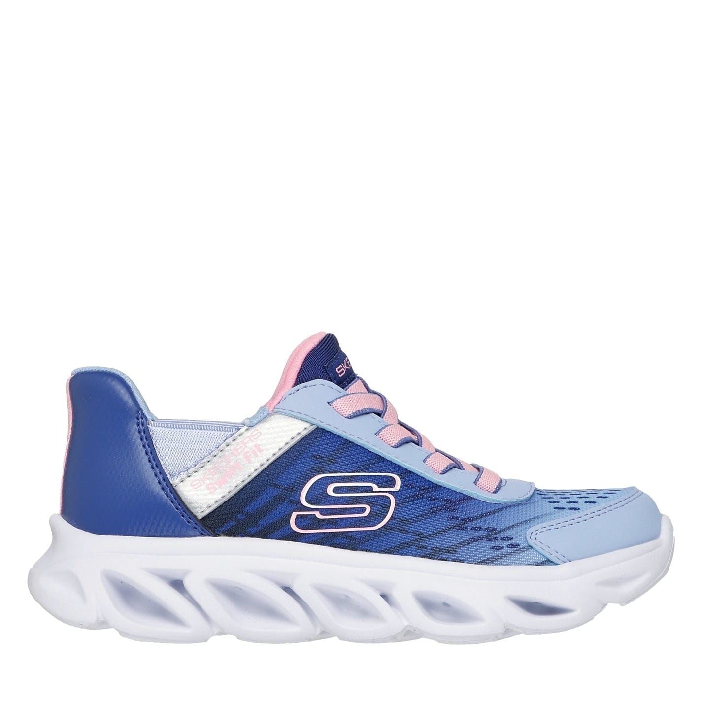 Skechers Flex Glide Graphic Print Low Top Sneakers