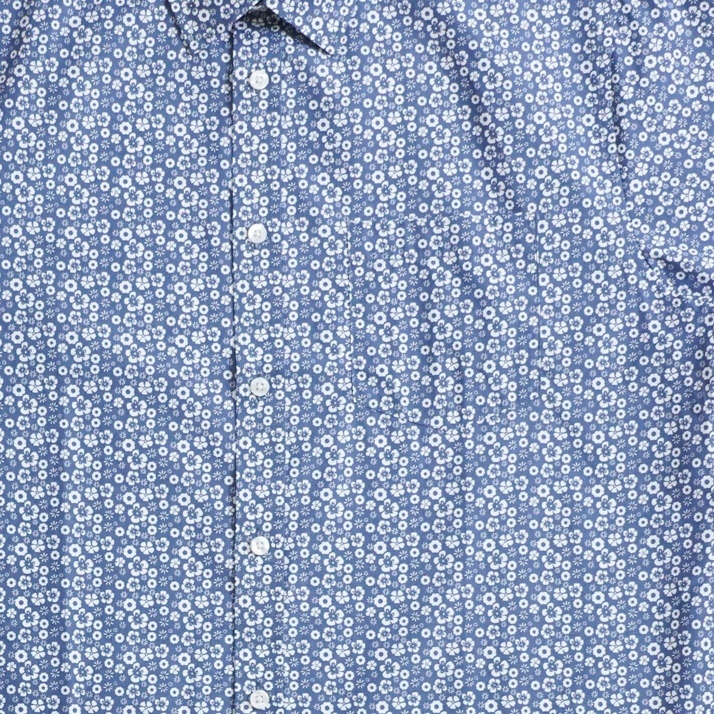 Fabric Short Sleeve Poplin Shirt