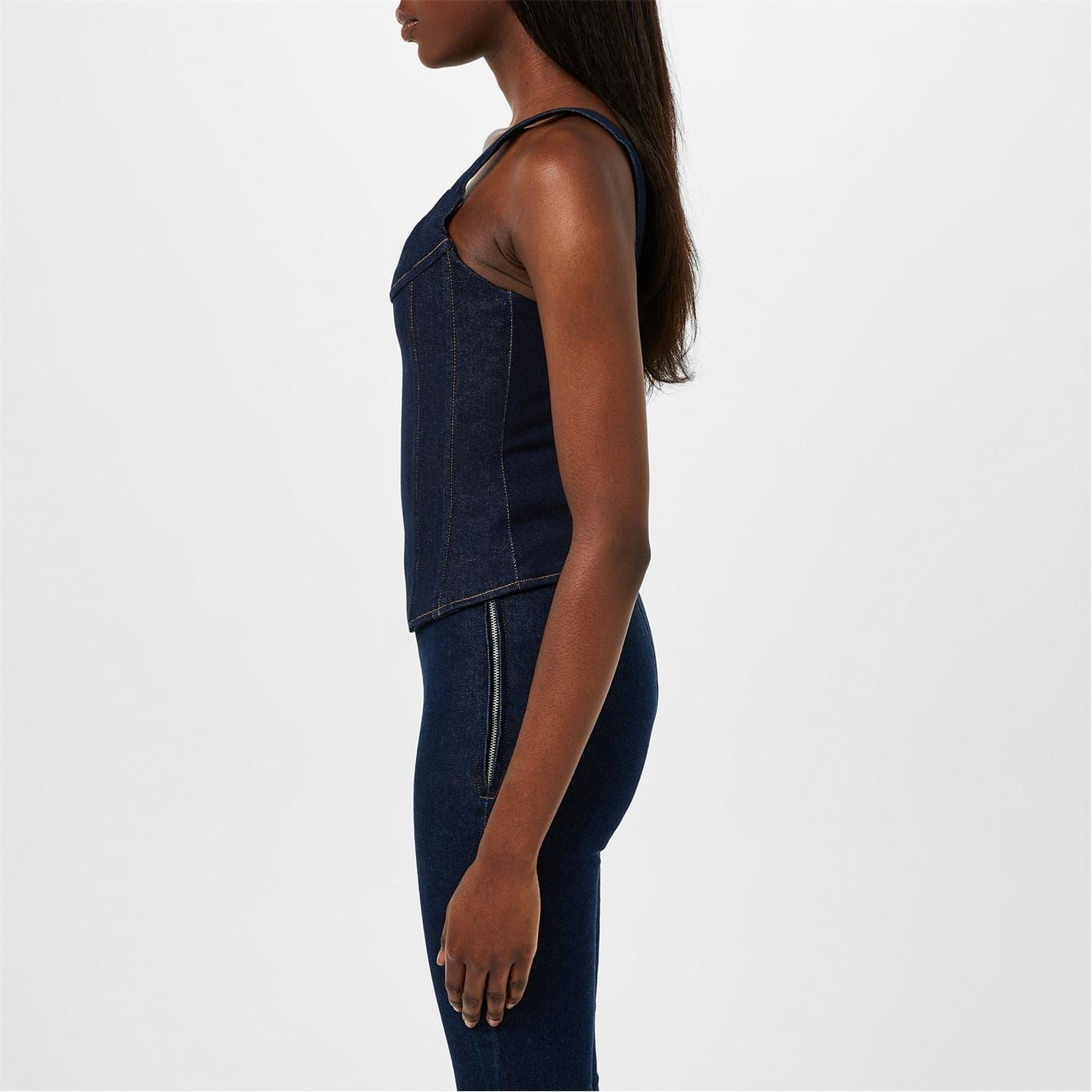 EB Denim Rainy Square Neck Slim Fit Corset
