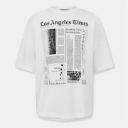 Palm Angels Pa La Times Oversize Fit Boyfriend T-Shirt