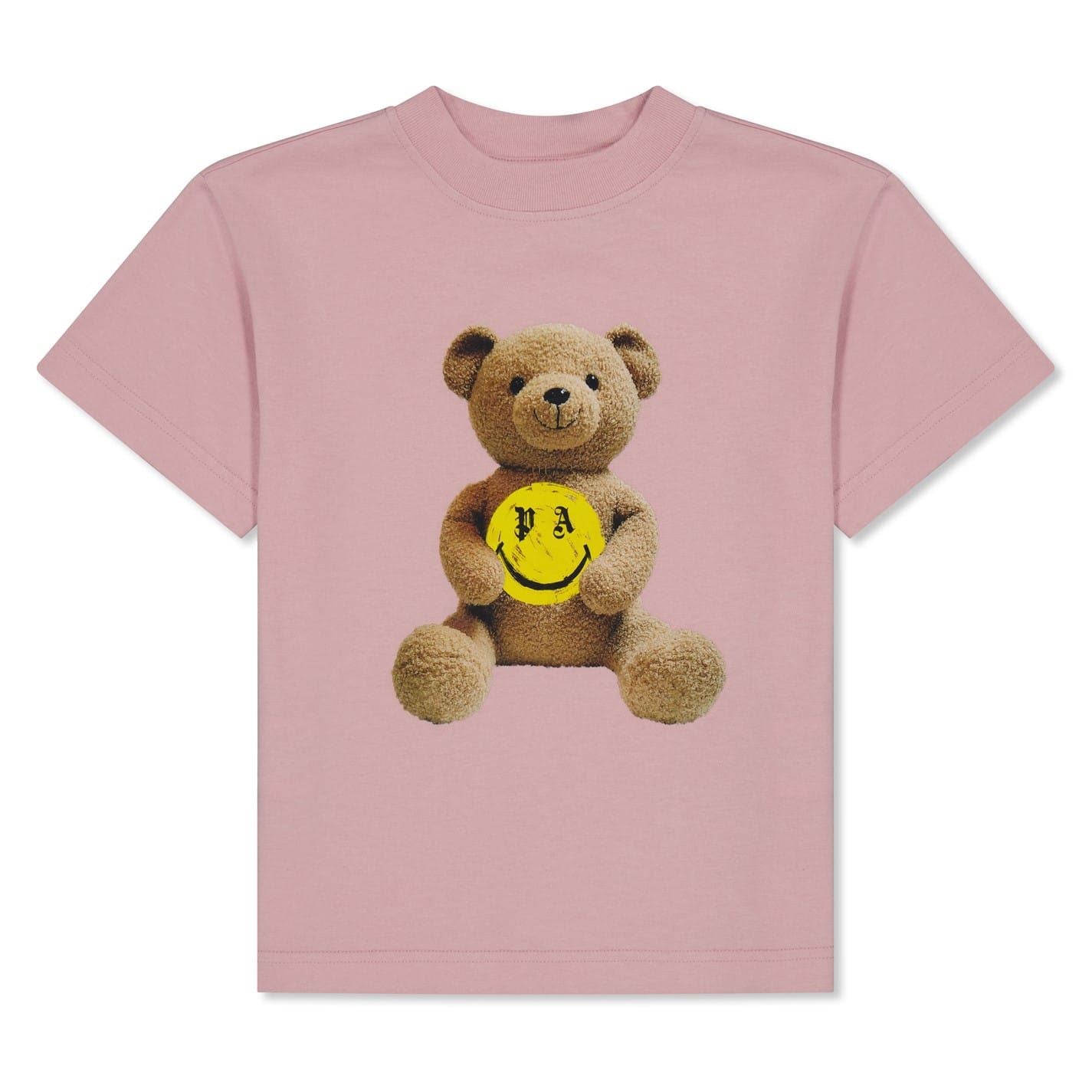 Palm Angels Palm Smiley Crew Neck Short Sleeve T-Shirt