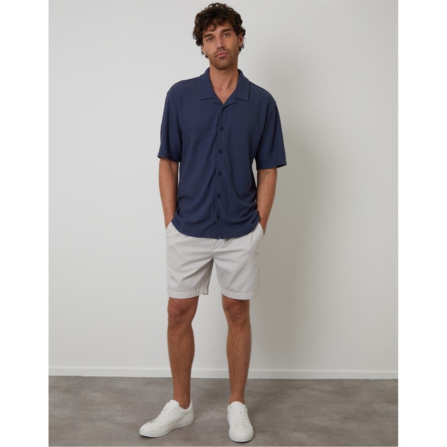 Threadbare Selkirk Relaxed Fit Short Sleeve Shirt