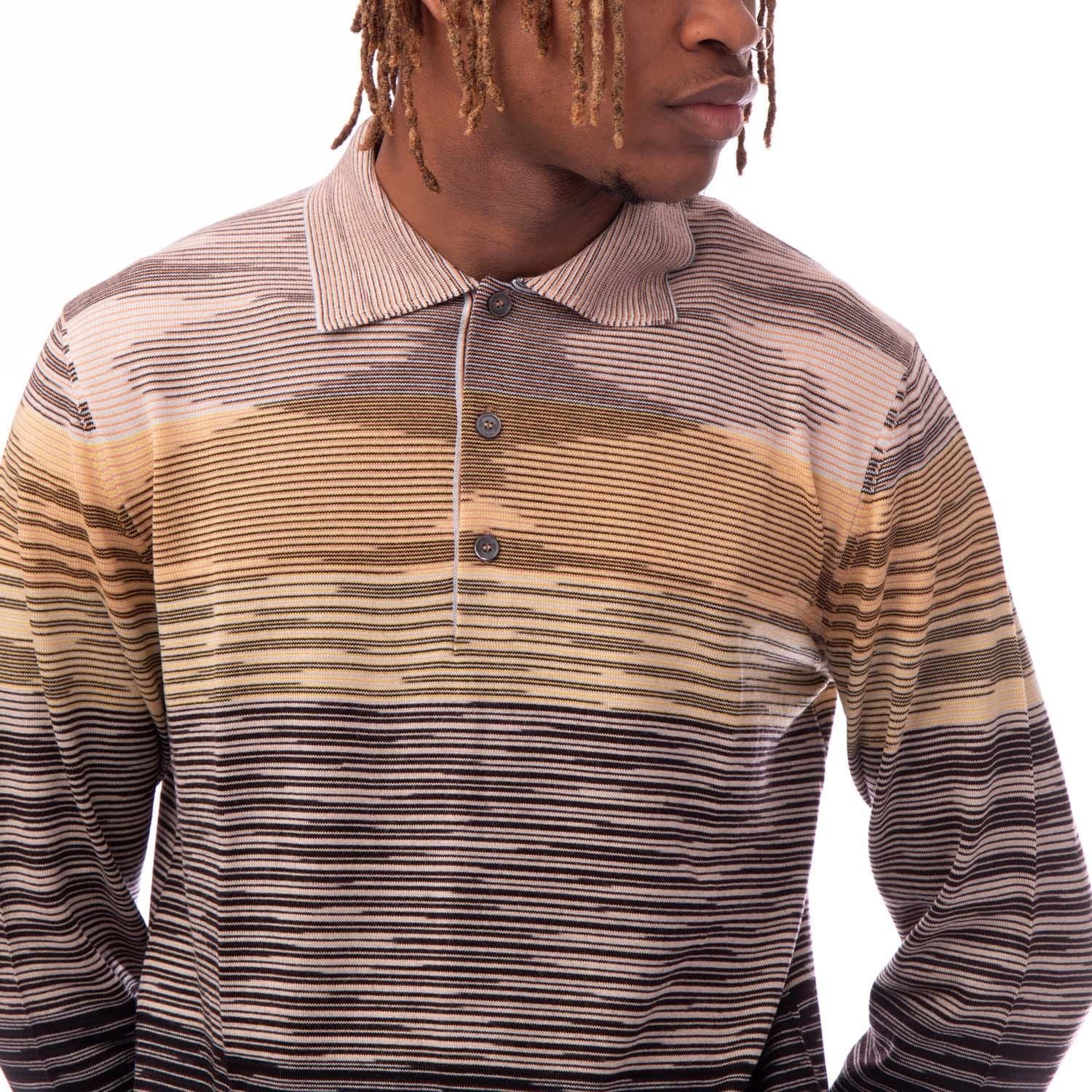 Missoni Long Sleeve Polo Shirt