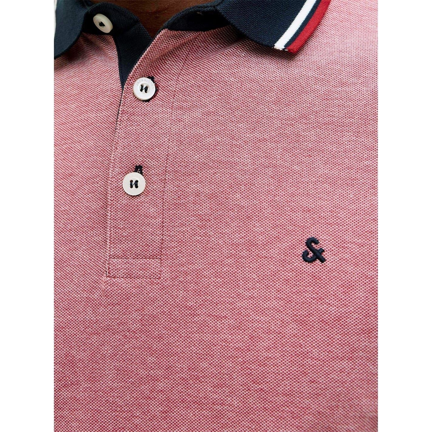 Jack and Jones Paulos Polo 2 Pack Collared Short Sleeve Shirt