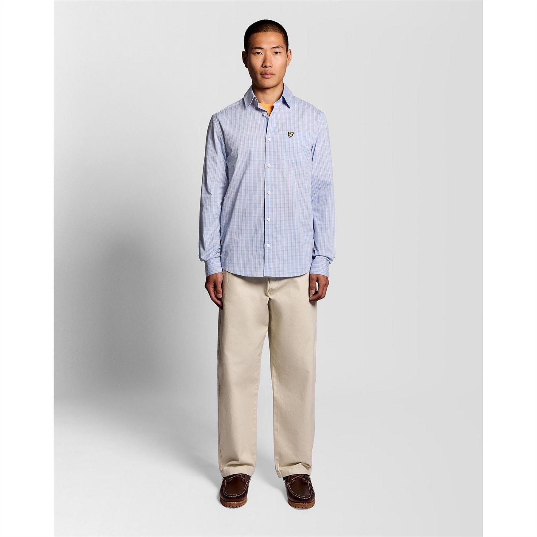 Lyle And Scott Check Ls Shirt Sn62