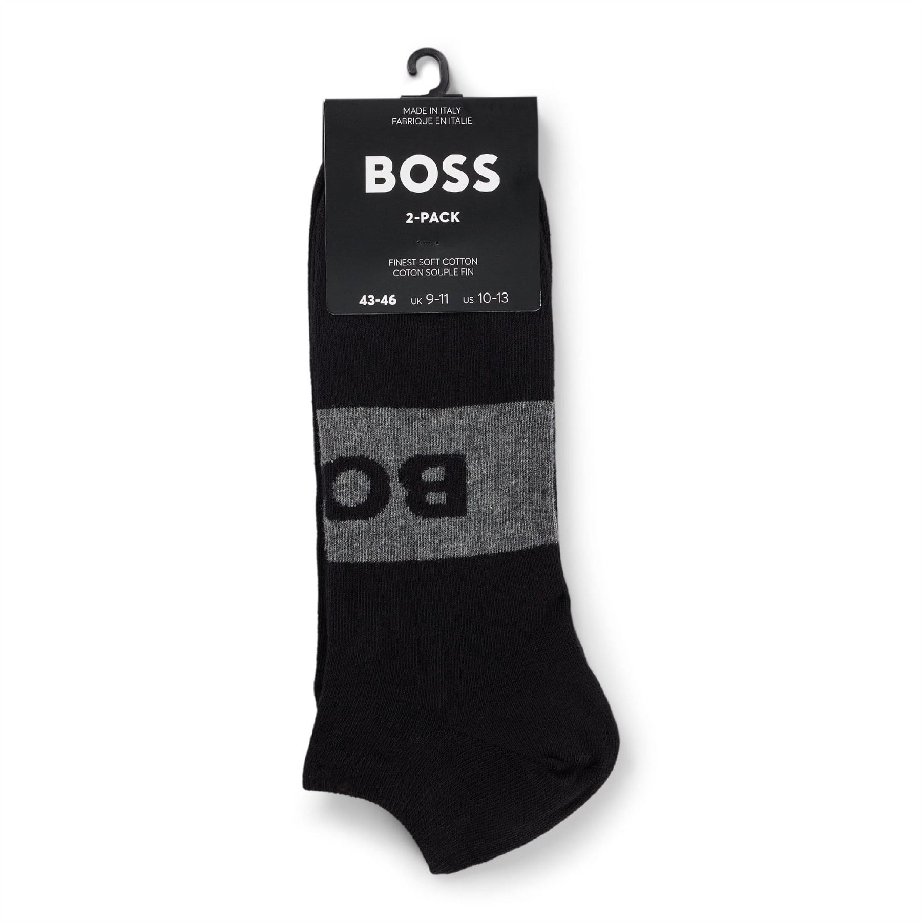 Boss 2 Pack of Logo Ankle Socks