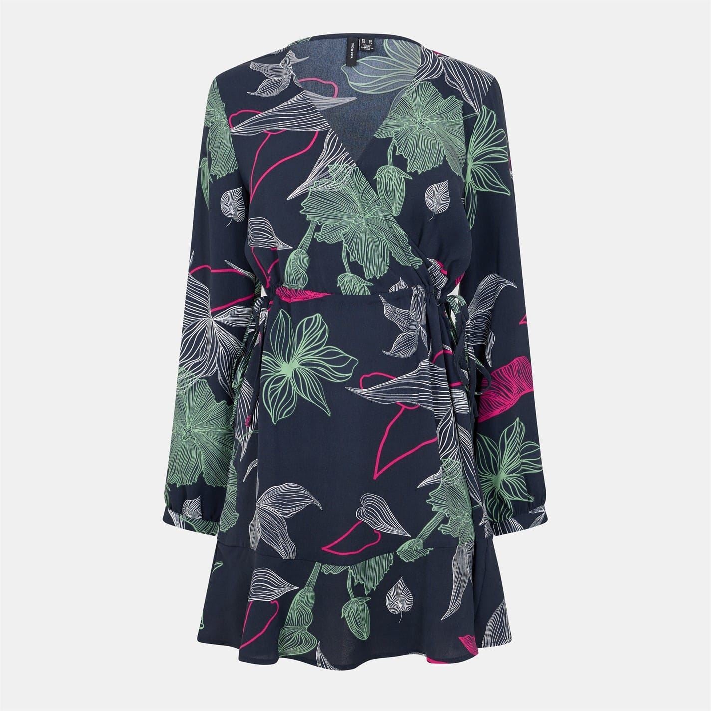 Vero Moda Jane V-Neck Mini Wrap Dress