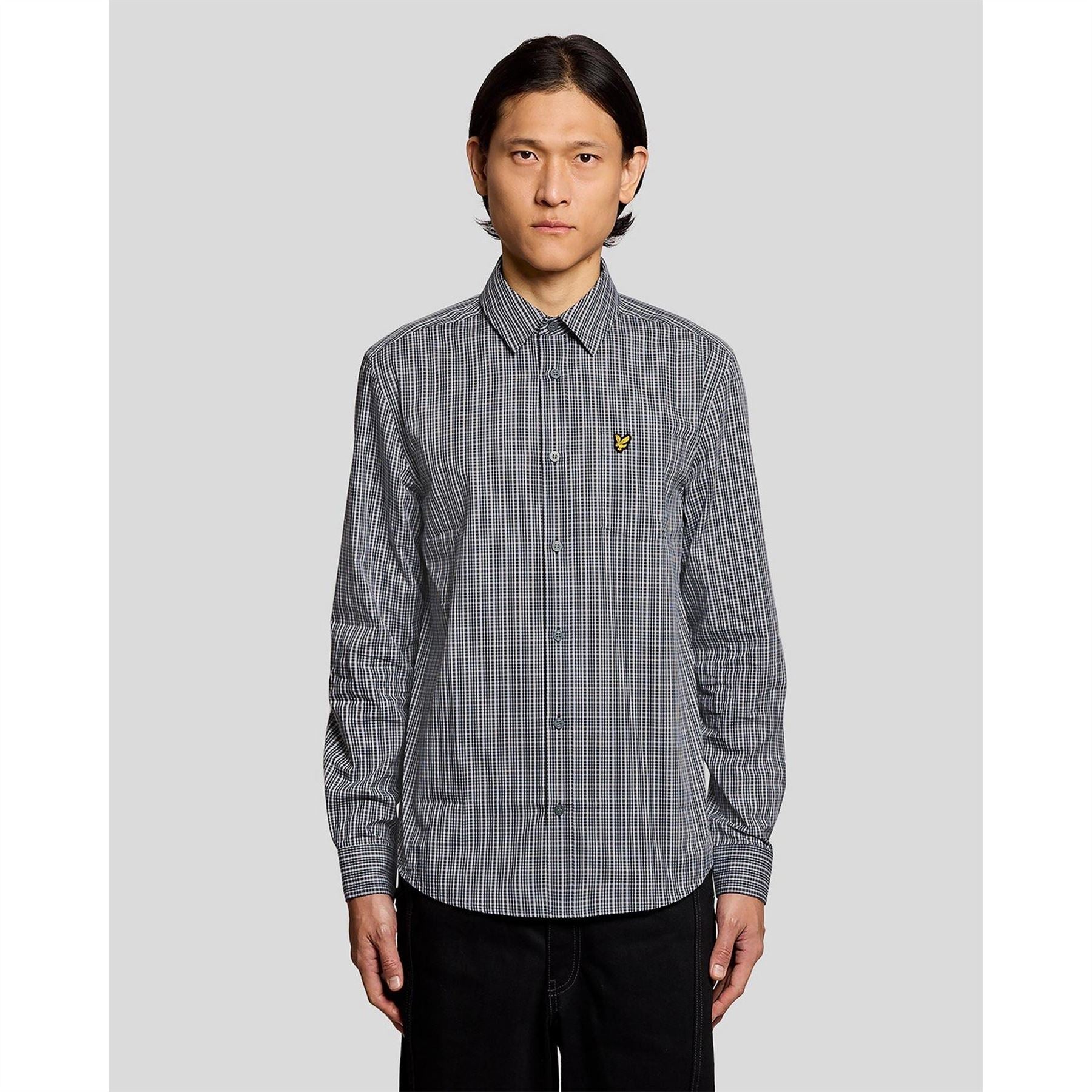 Lyle And Scott Check Ls Shirt Sn62