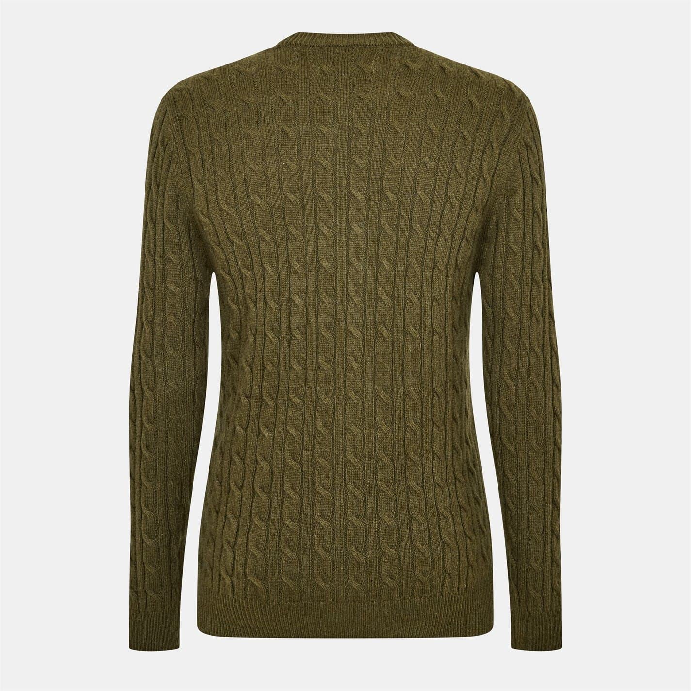 Jack Wills Mens Marlow Merino Wool Blend Cable Knitted Jumper