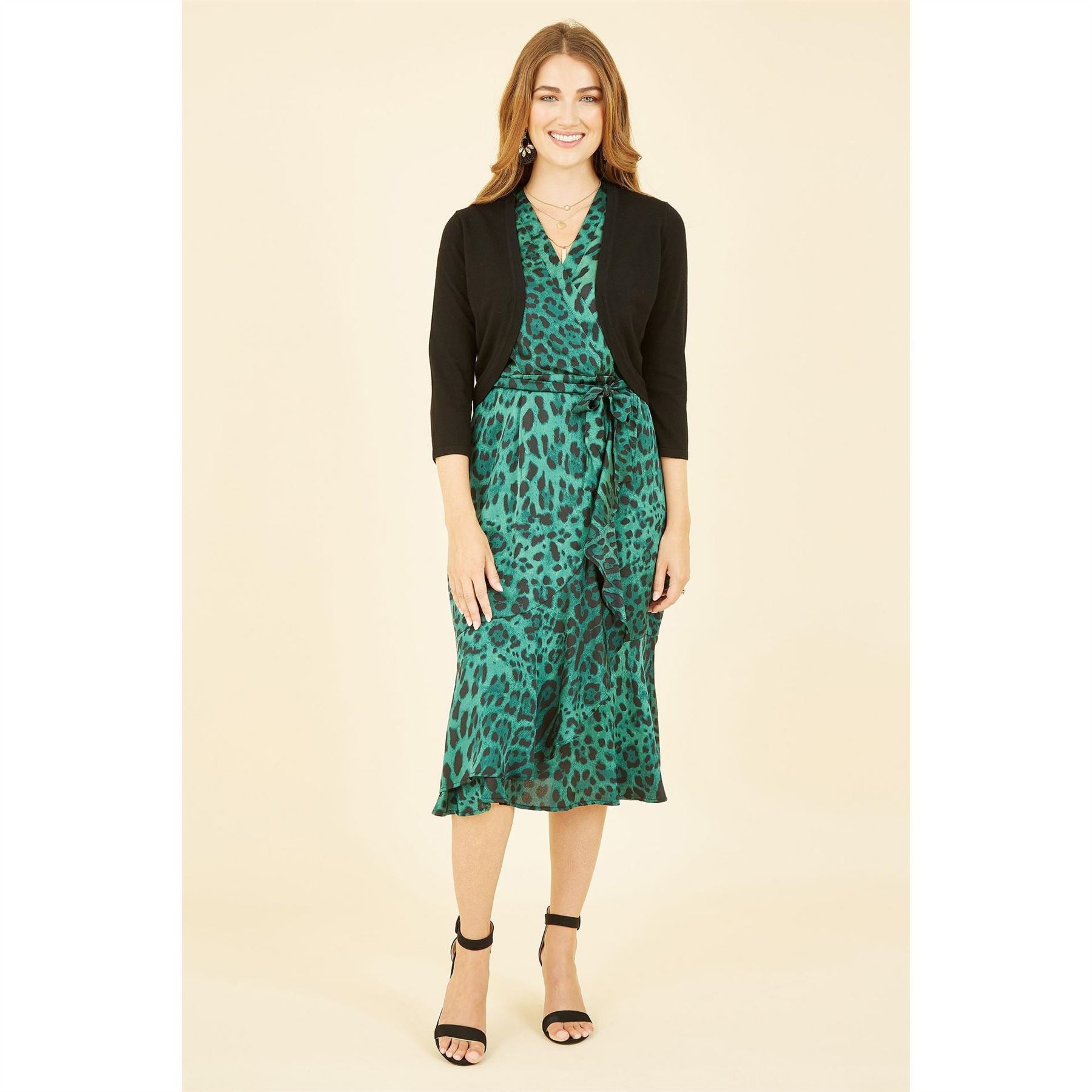 Yumi Knitted Curve Bolero