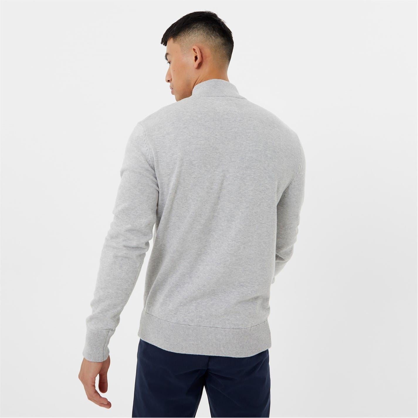 Jack Wills Mens Funnel Neck Half Zip Jumper