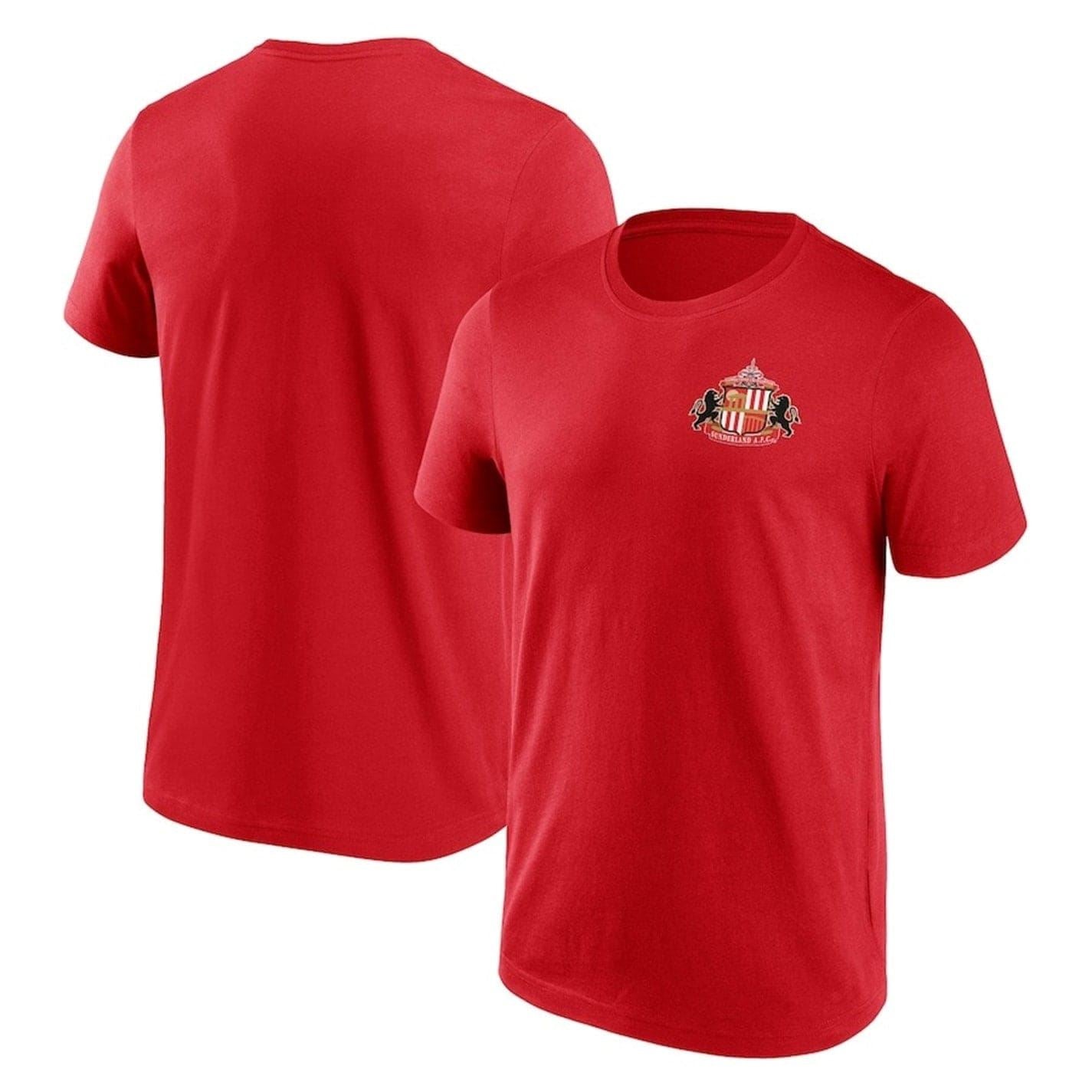 Sunderland AFC Mens Small Crest T-Shirt