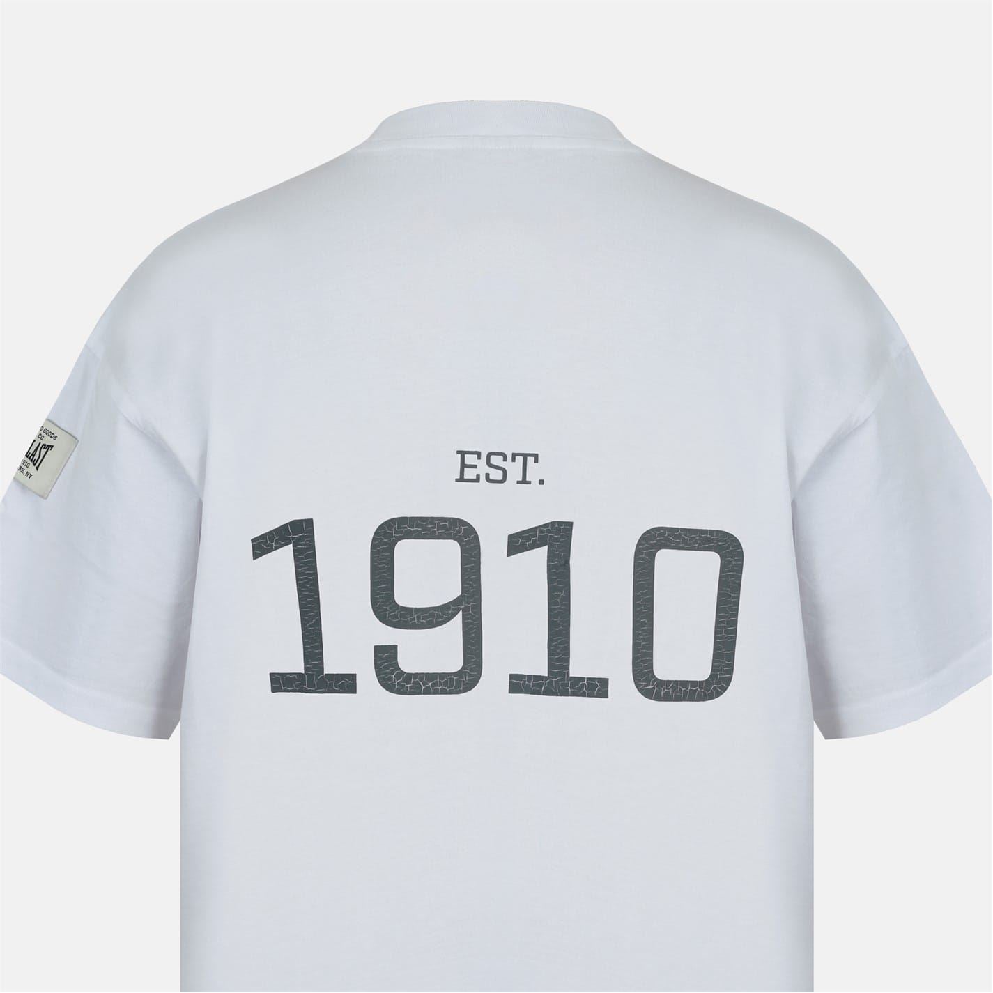 Everlast NYC Rib Crew Neck Short Sleeve Boyfriend T-Shirt