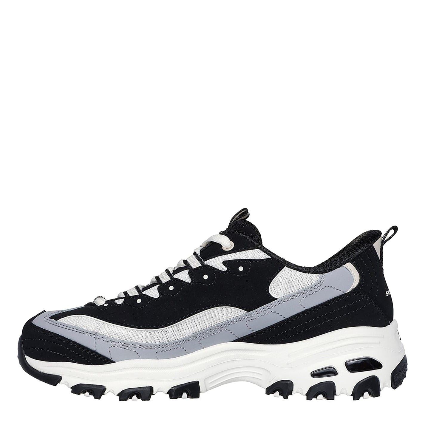 Skechers D Lites Smooth Nostalgia Low Top Sneakers