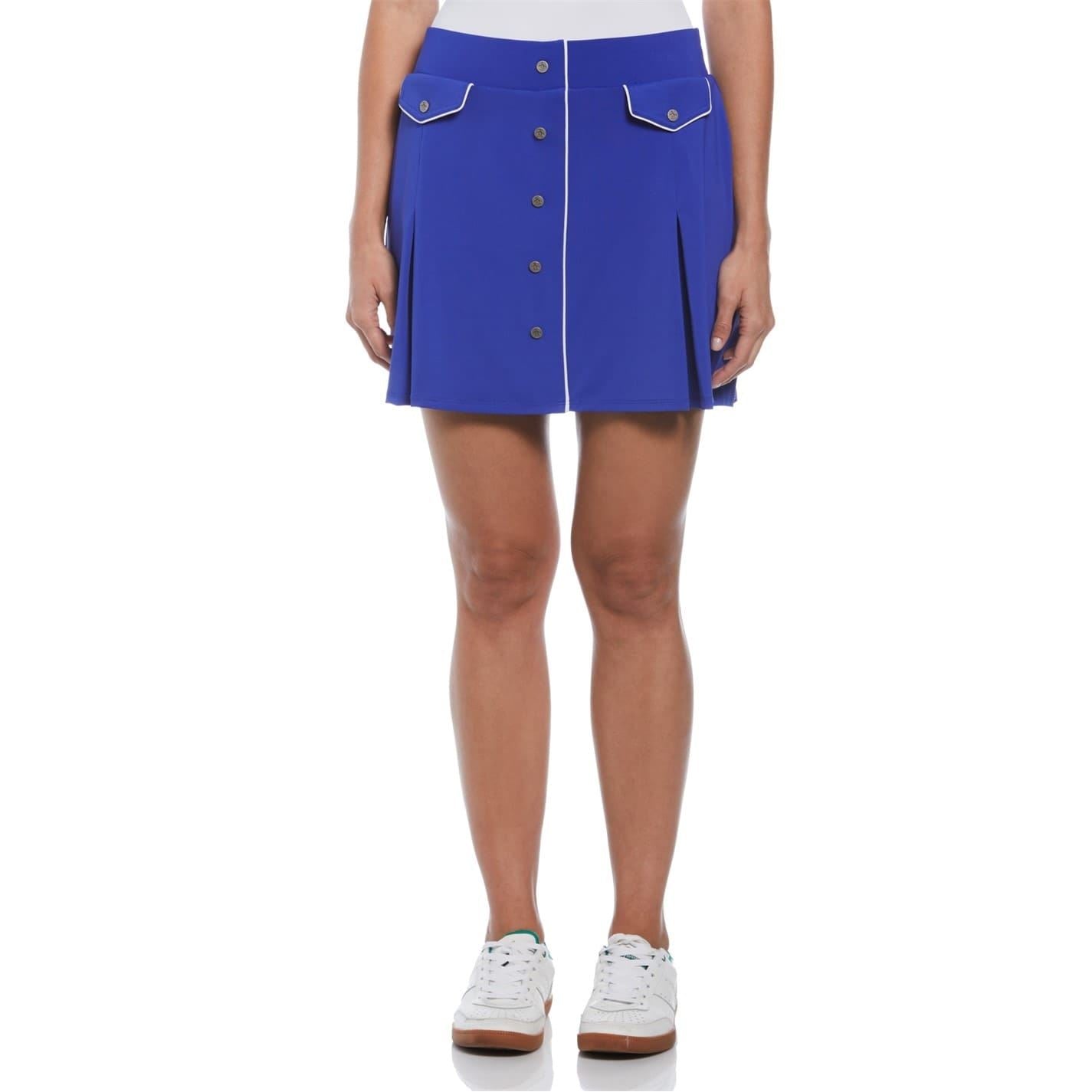 Original Penguin Solid Patterned Tennis Skort with Studs