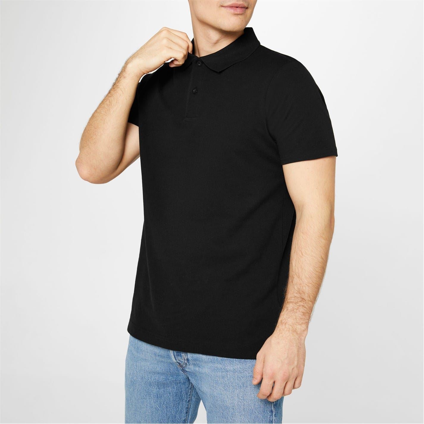 Donnay Mens Two Pack Polo Shirts