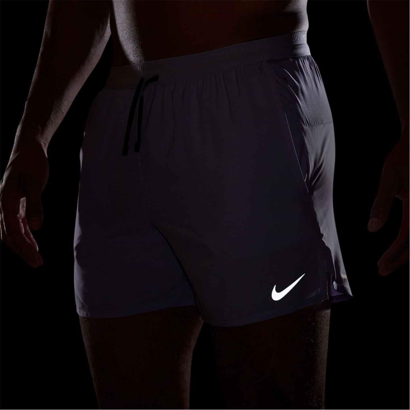 Nike Mens Stride Dri Fit 5 Brief Lined Running Shorts