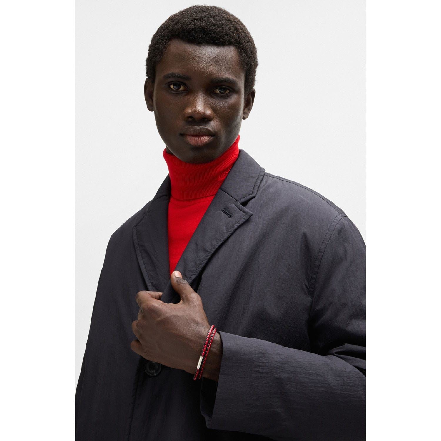 Hugo Italian Leather Bracelet