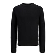 Jack and Jones Crew Neck Ribbed Collar Long Sleeve Sweater