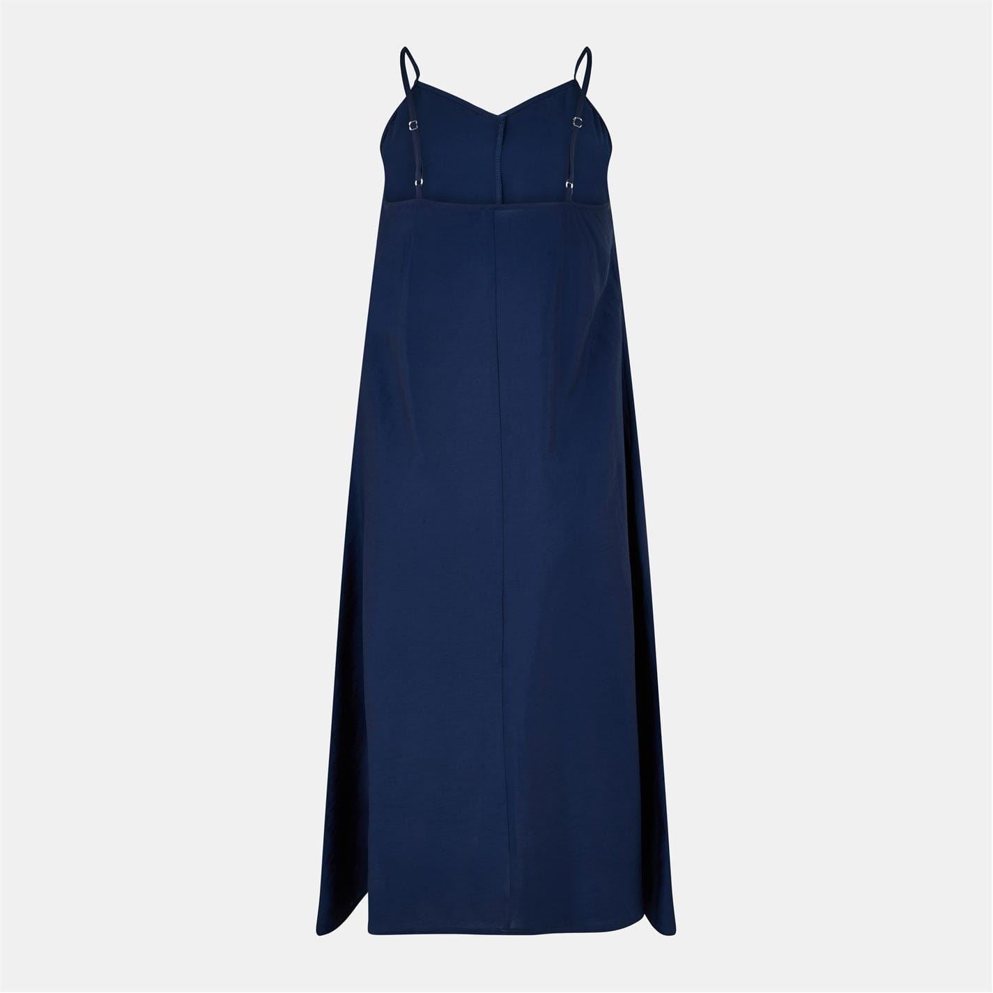 Vero Moda Josie Spaghetti Strap Midi Slip Dress