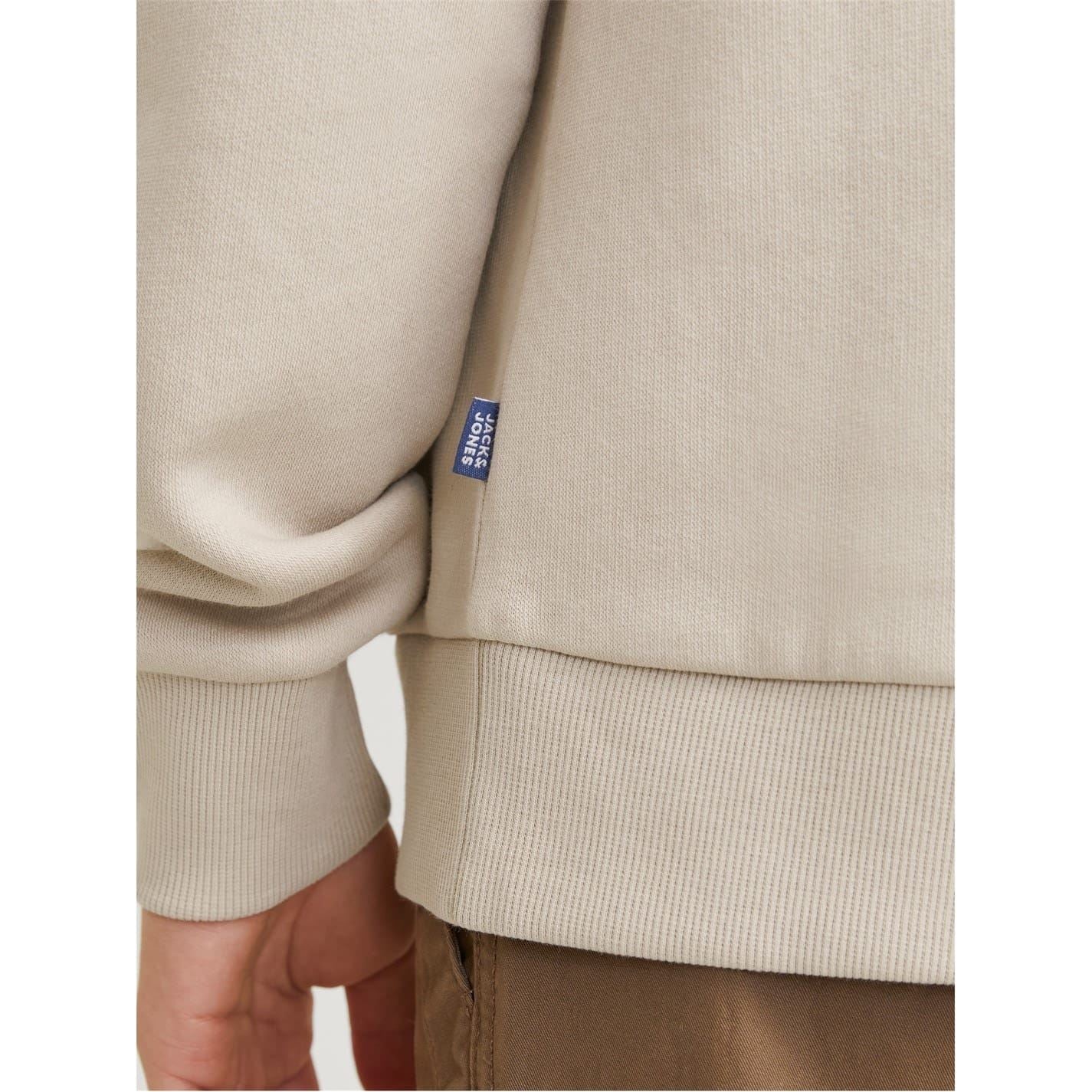 Jack and Jones Logo Print Hooded Neck Regular Fit Sweatshirt