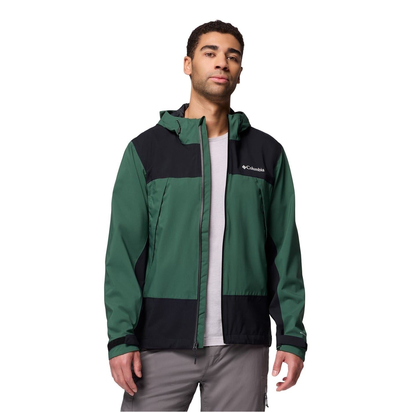 Columbia Boulder Hooded Shell Jacket with Zipped Pocket