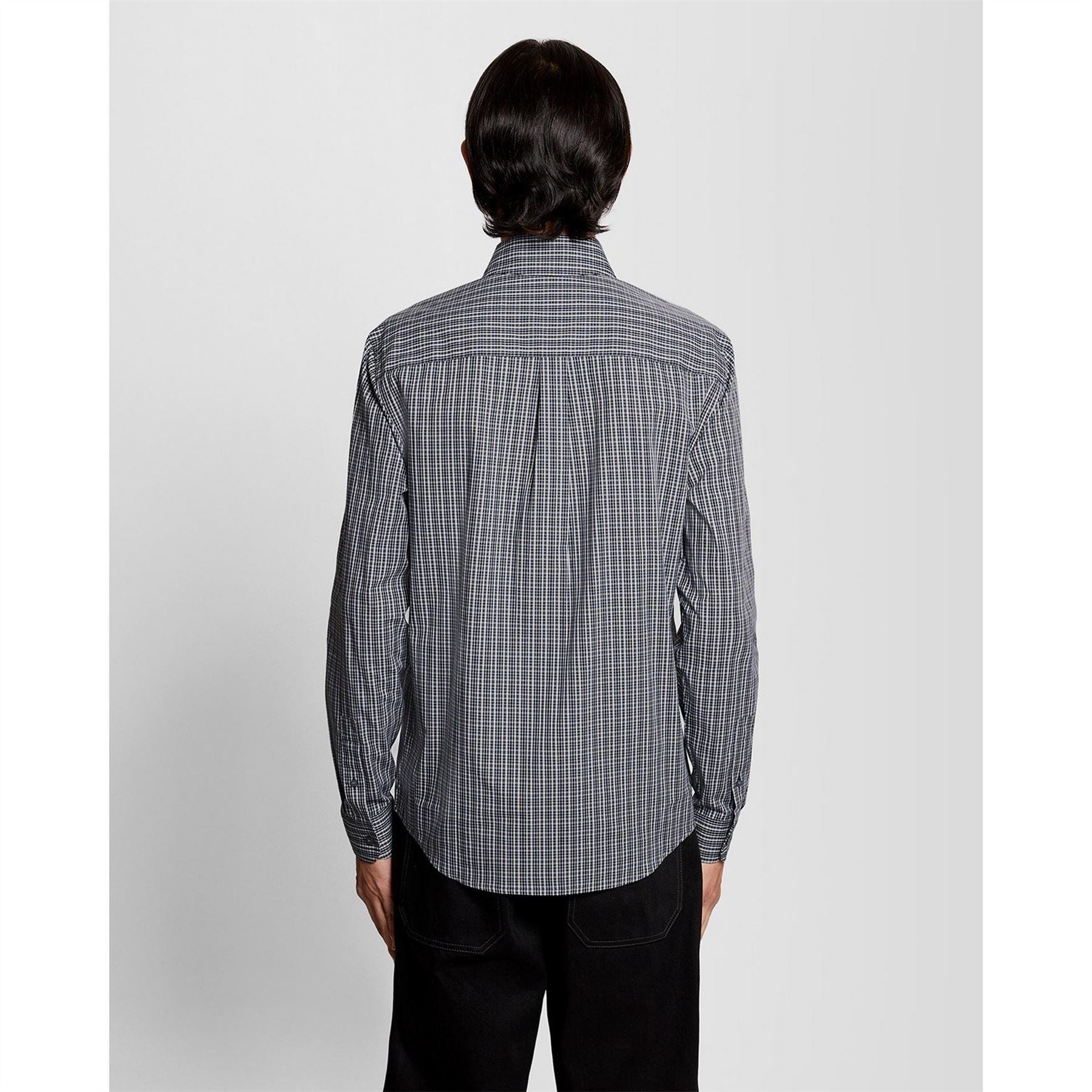 Lyle And Scott Check Ls Shirt Sn62