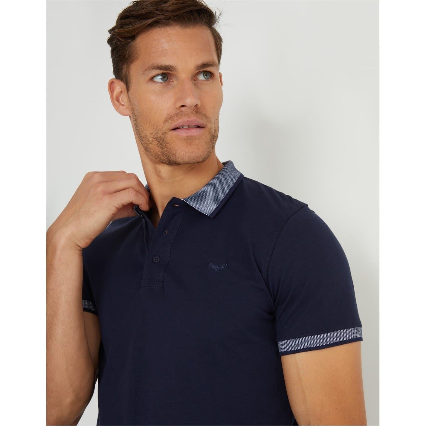 Threadbare Shandy Nocturnal Polo Shirt