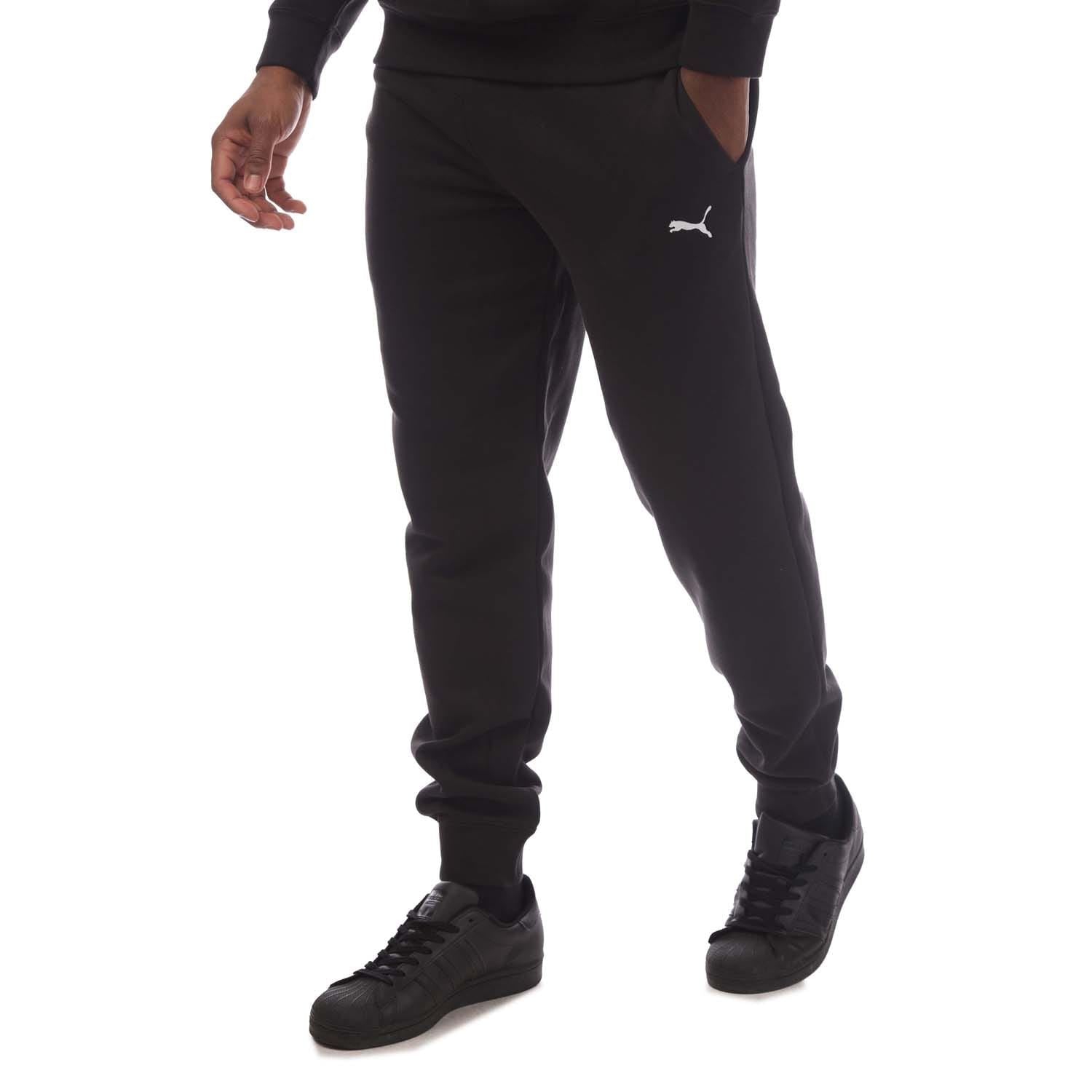 Puma Small Logo Cuffed Joggers