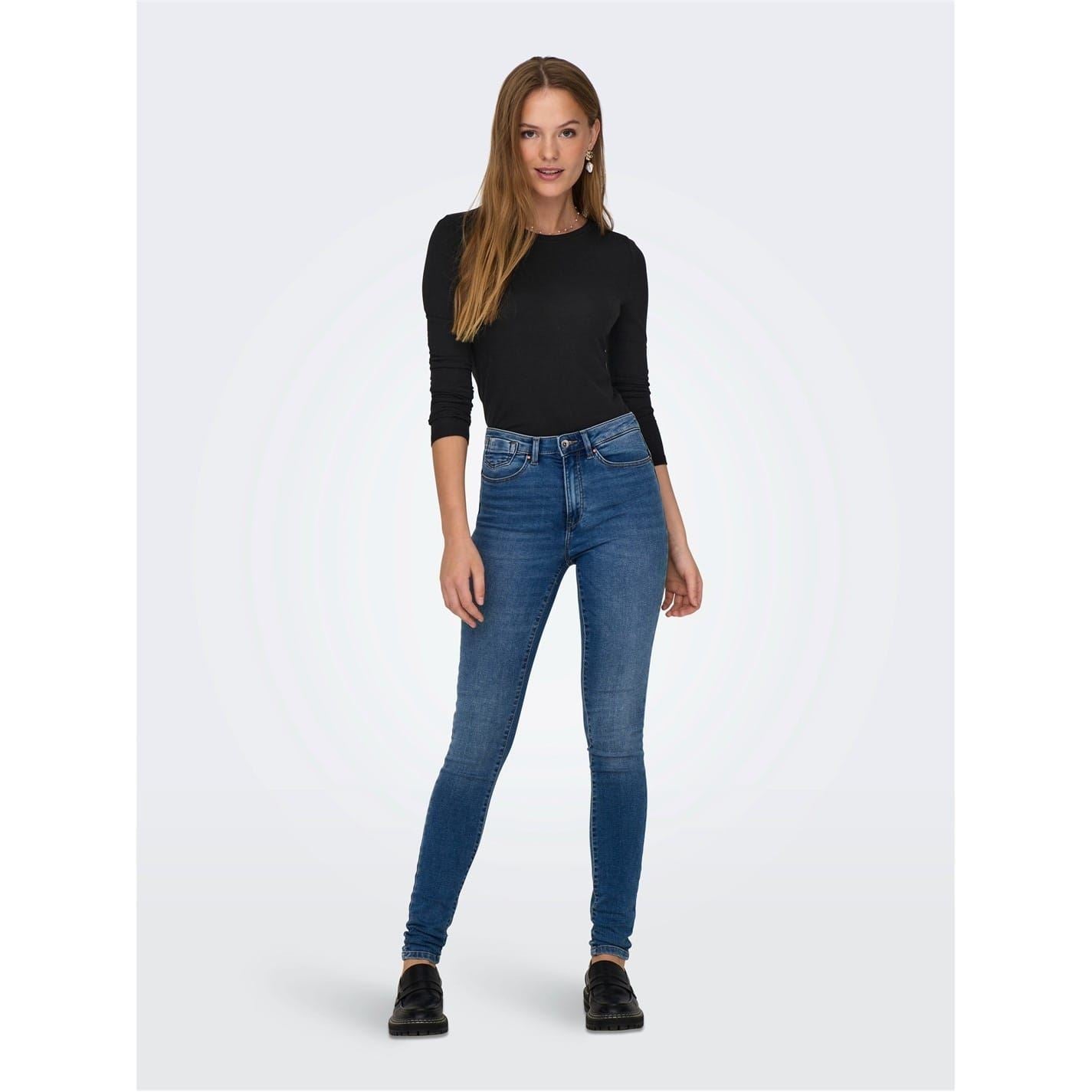 Only Slim Fit Crew Neck Long Sleeve T-Shirt