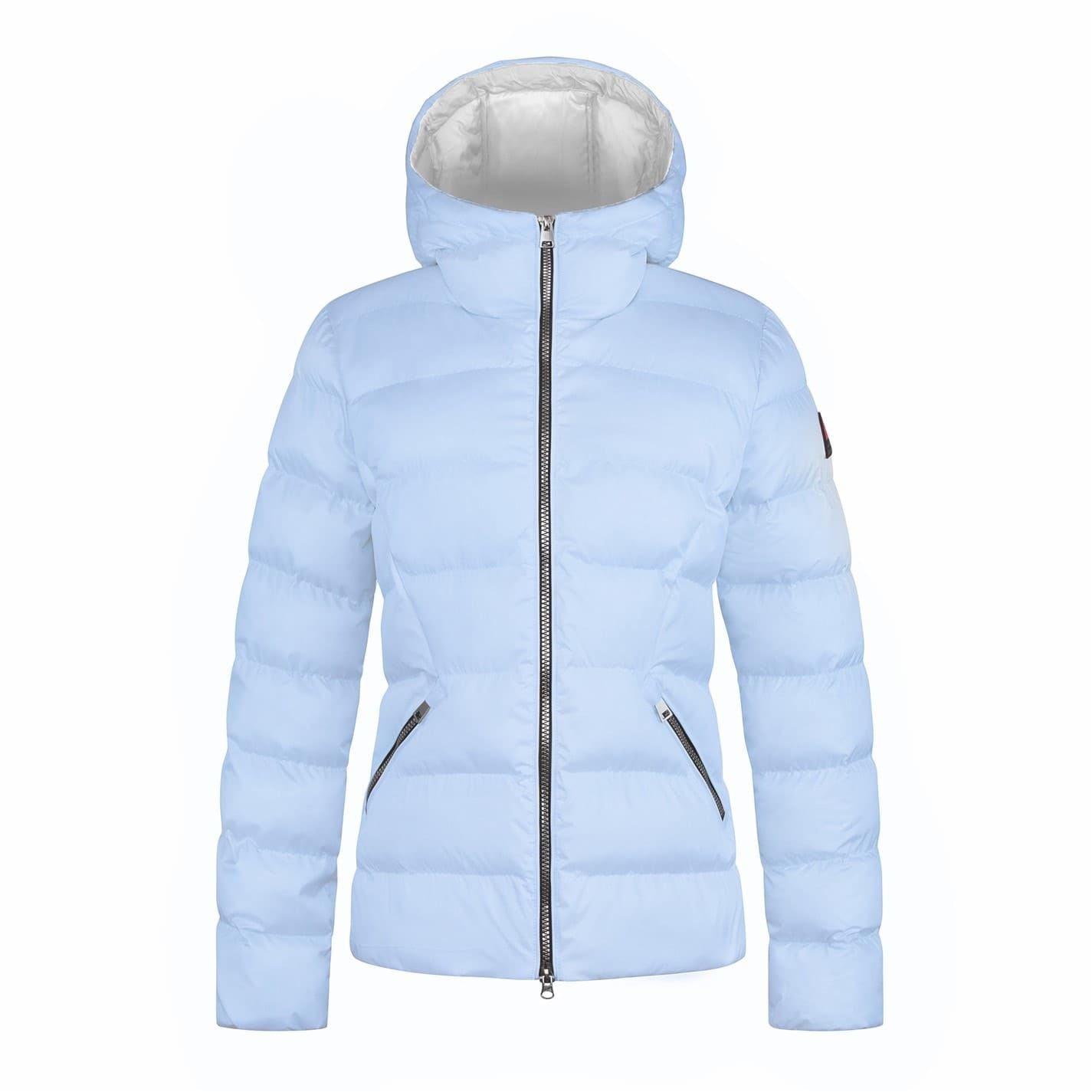 Cape Heights Solid Patterned Hooded Puffer Jacket