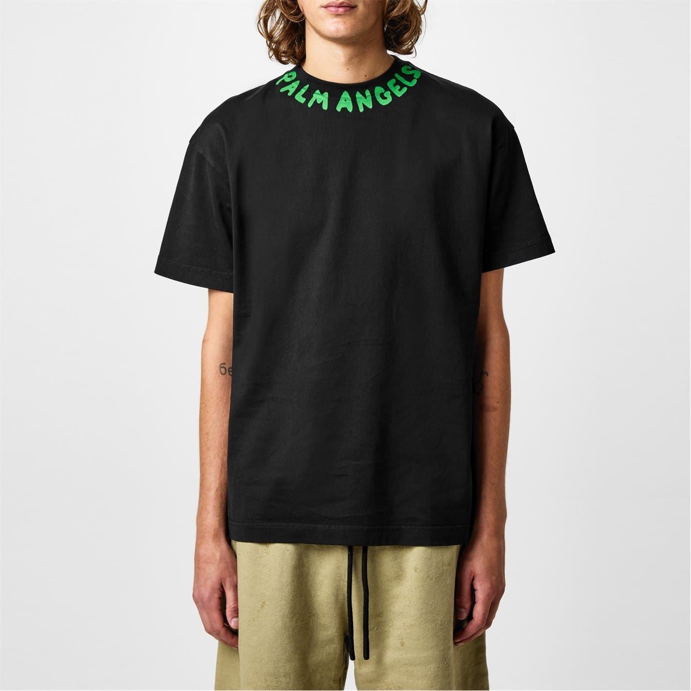 Palm Angels Neck Logo T-Shirt