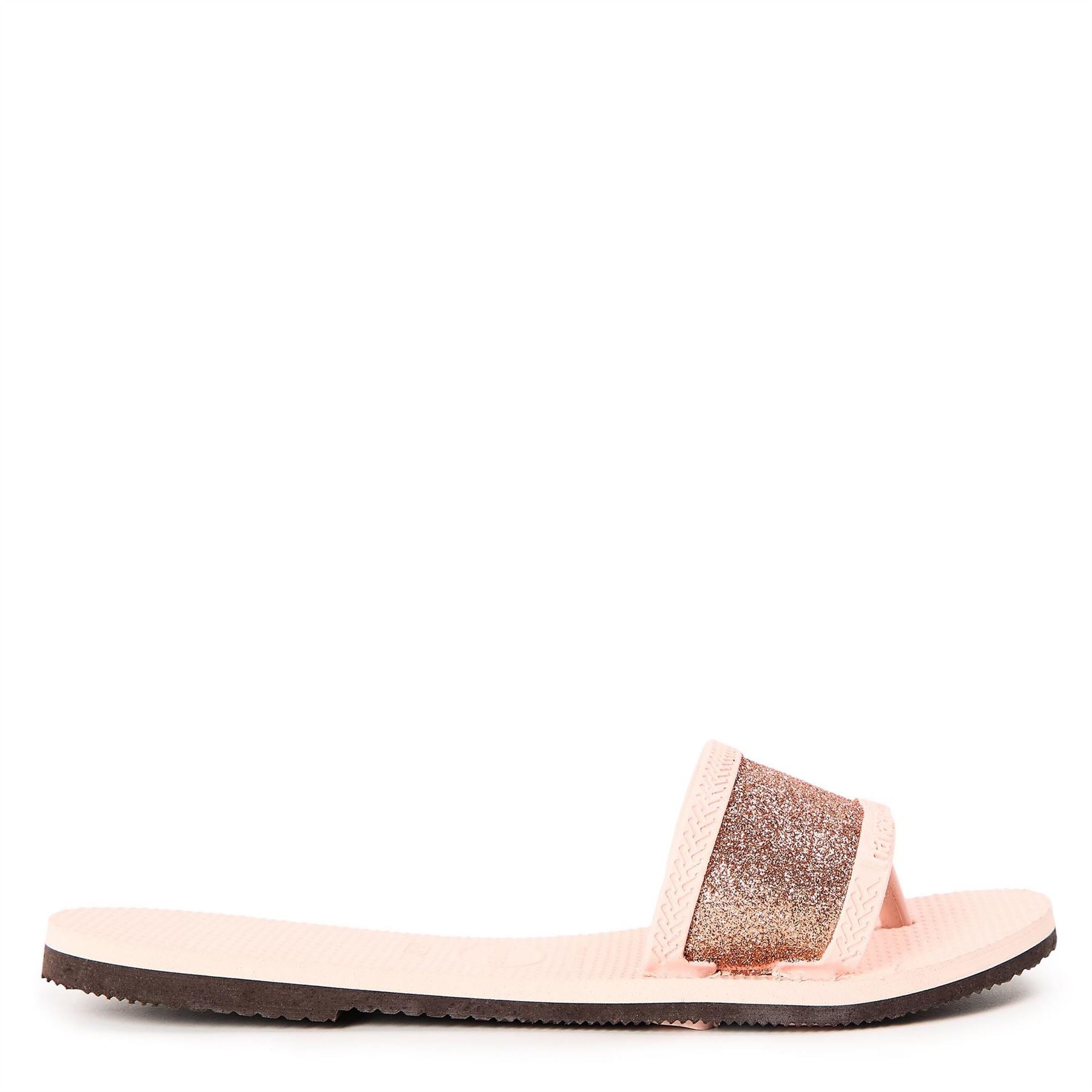 Havaianas Womens Hav. You Angra Glitter Ballet Rose Flip Flops