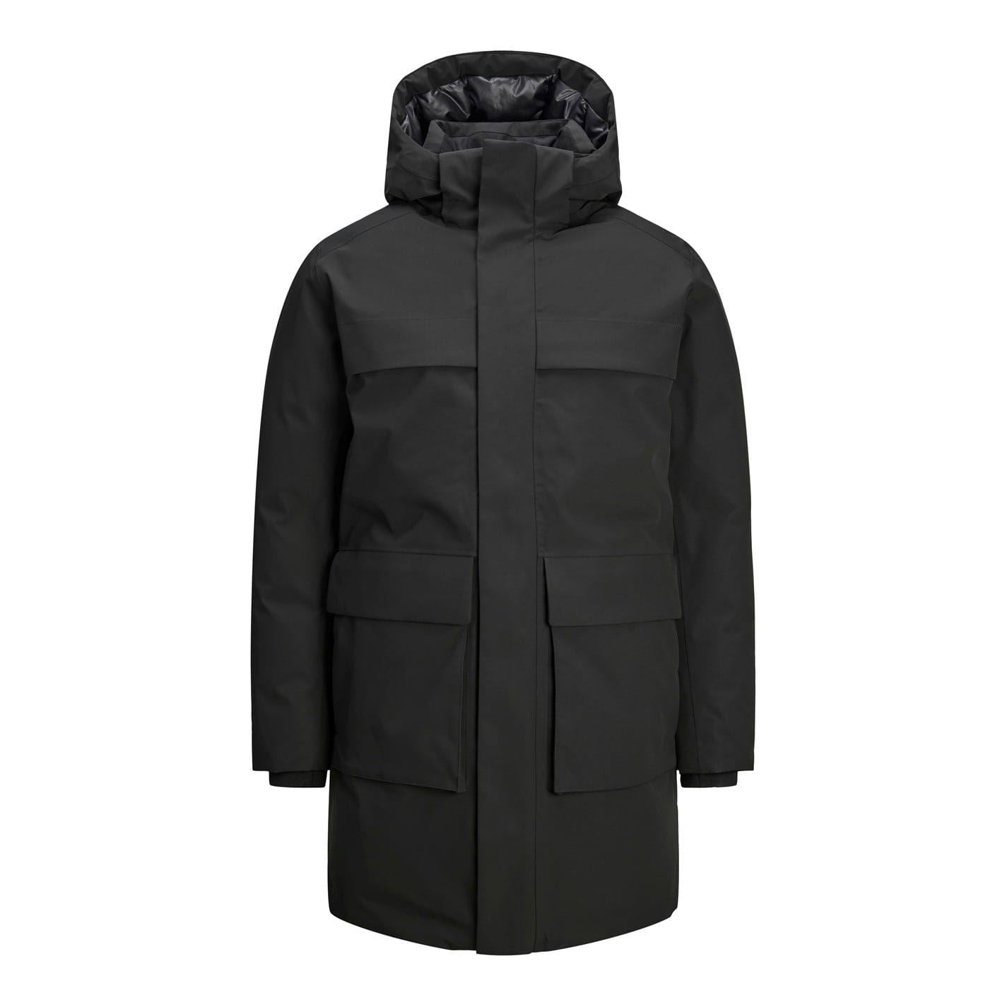 Jack and Jones Wave Hooded Relaxed Fit Parka Coat