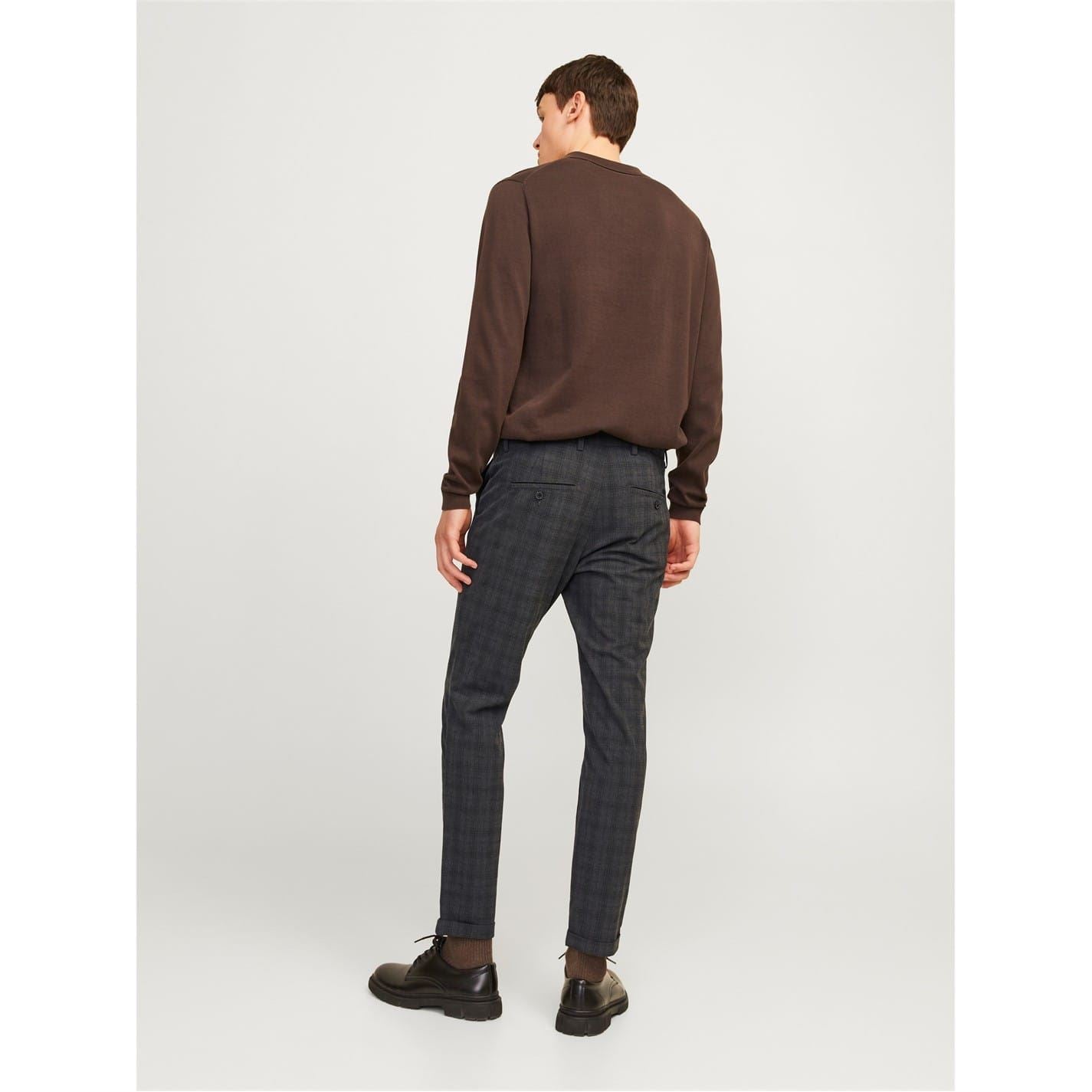 Jack and Jones Marco Plaid Slim Chinos