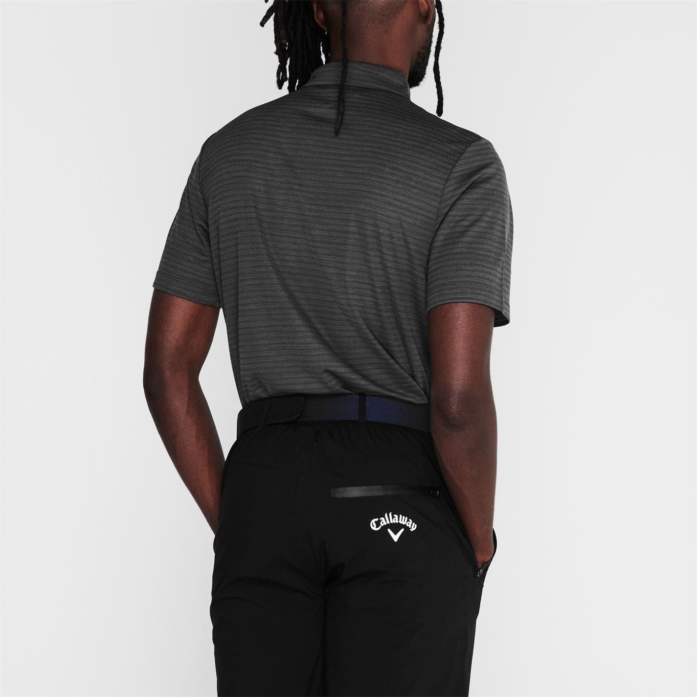 Callaway Mens Herringbone Golf Polo Shirt