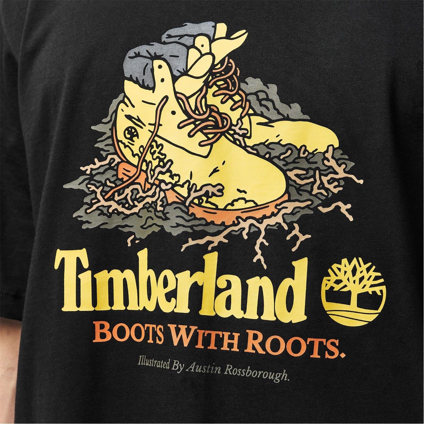 Timberland Front Boot Graphic Regular Fit T-Shirt