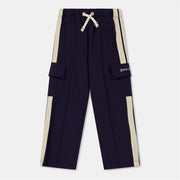 Palm Angels Solid Patterned Straight Joggers with Logo