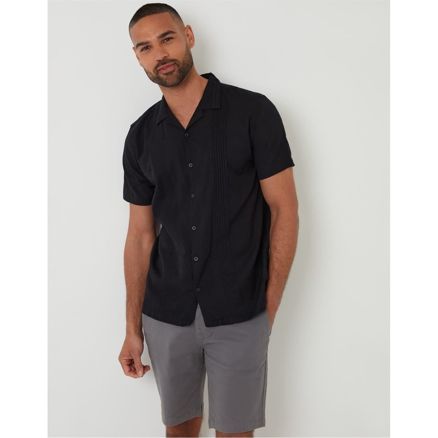 Threadbare Urmston Regular Fit Short Sleeve Shirt