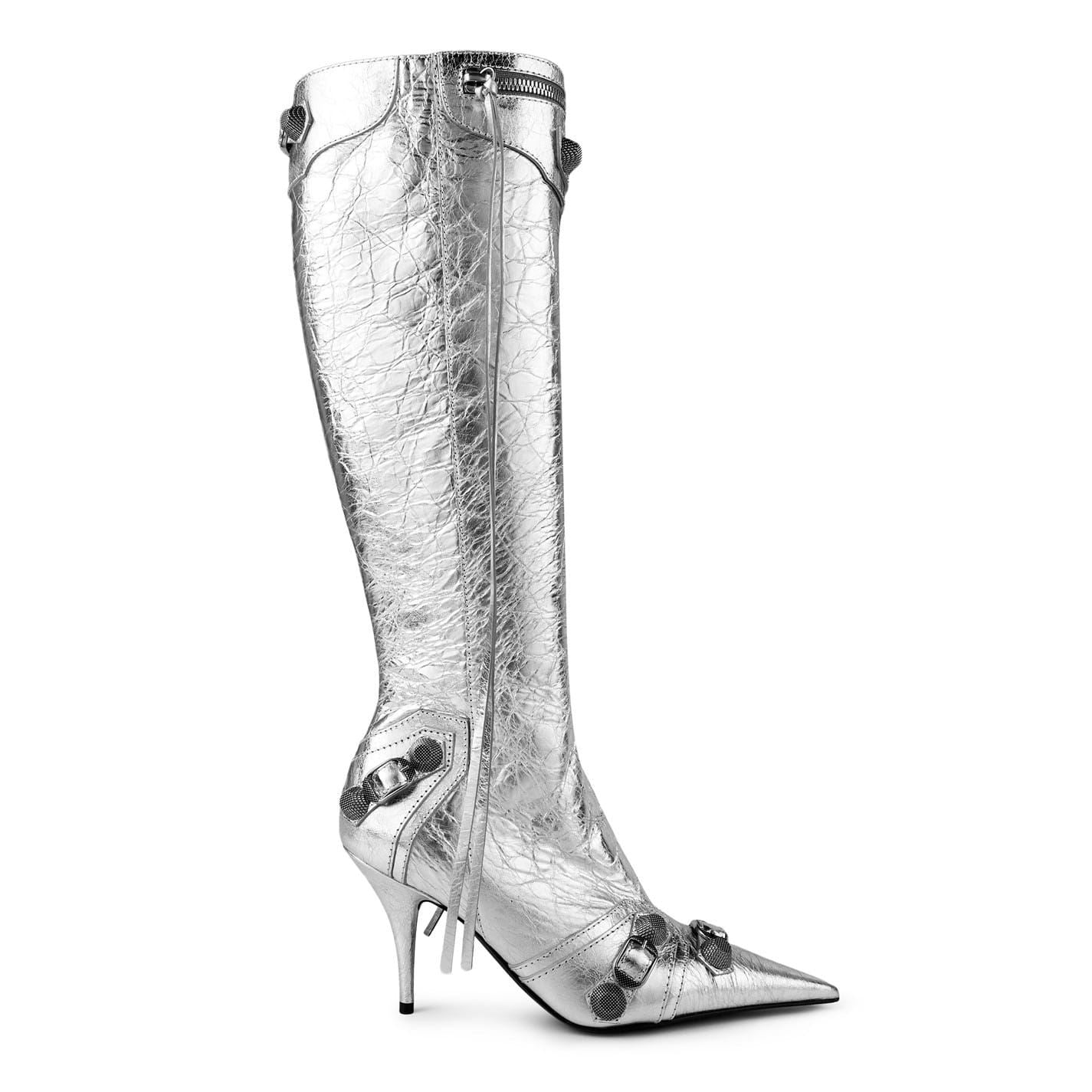 Balenciaga Womens Bal Cagole Knee High Boots