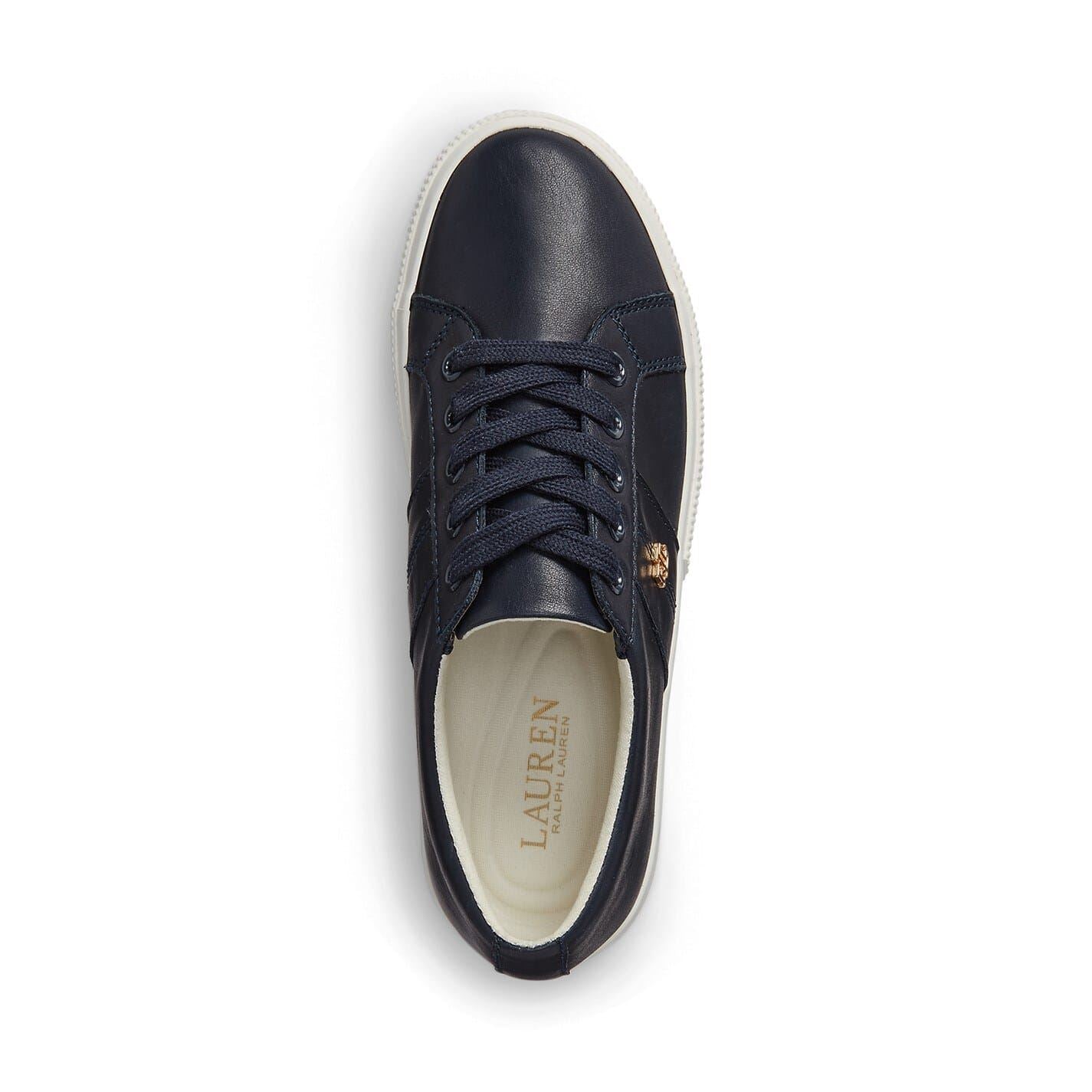 Lauren by Ralph Lauren Janson Leather Court Trainers