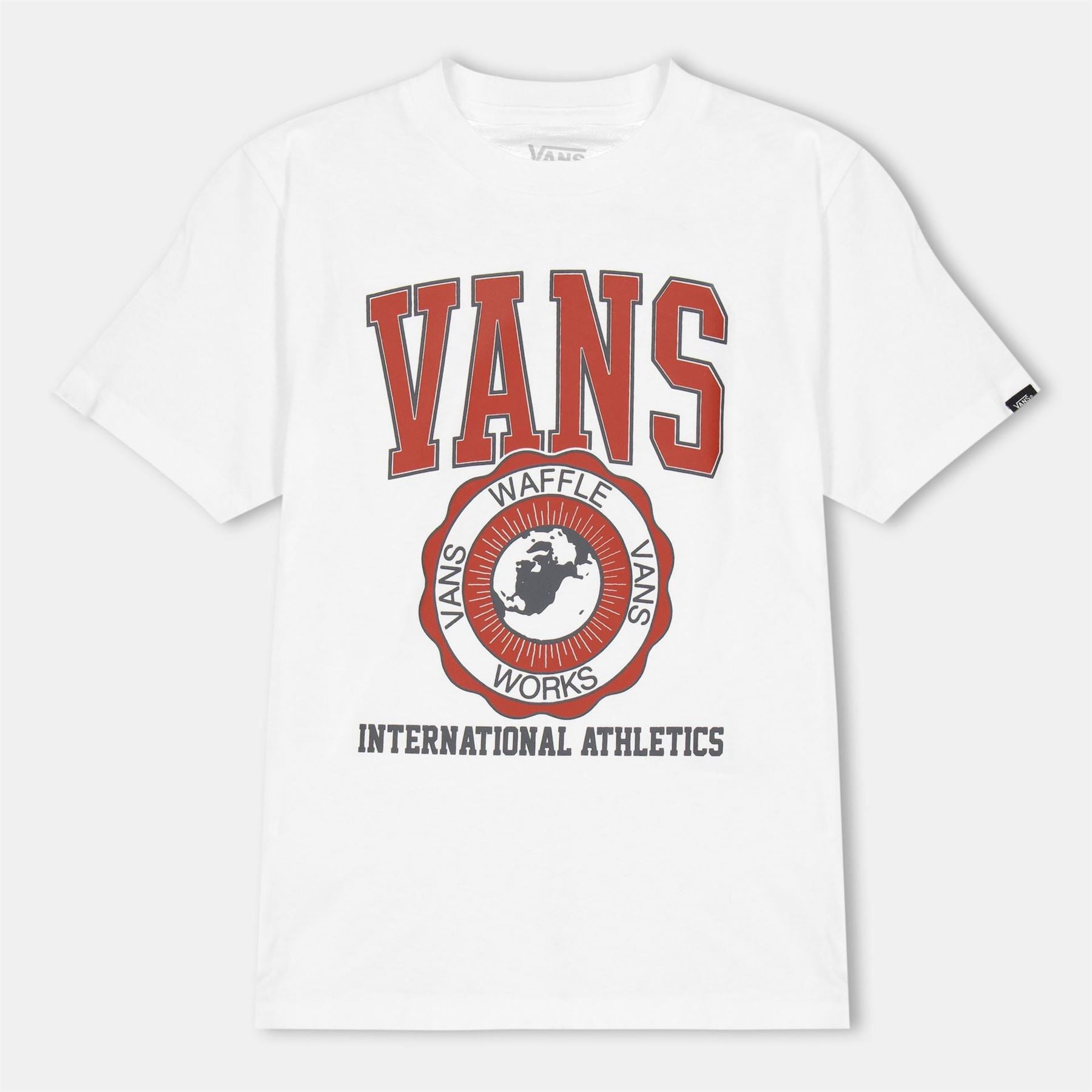 Vans Inter V Ss White T-Shirt Unisex Kids