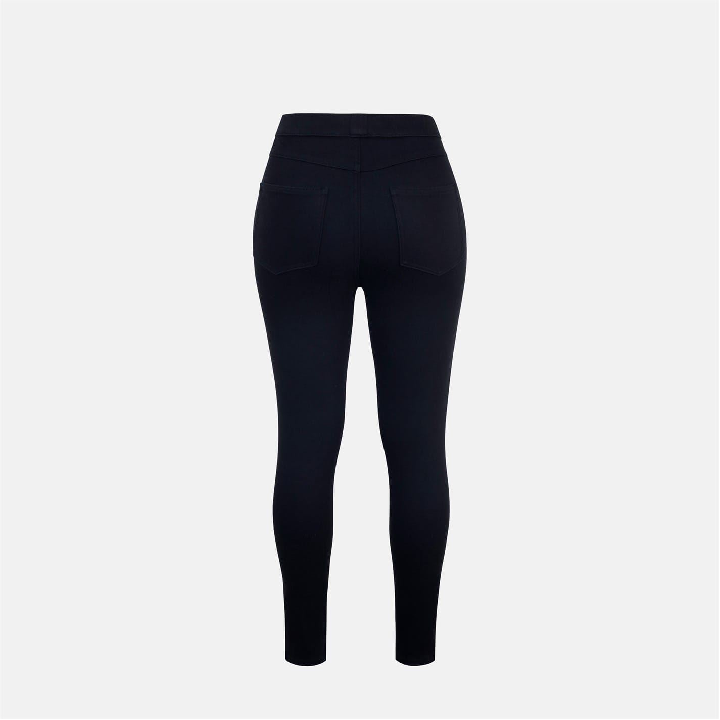 Firetrap Solid Patterned Clean Hem Jeggings