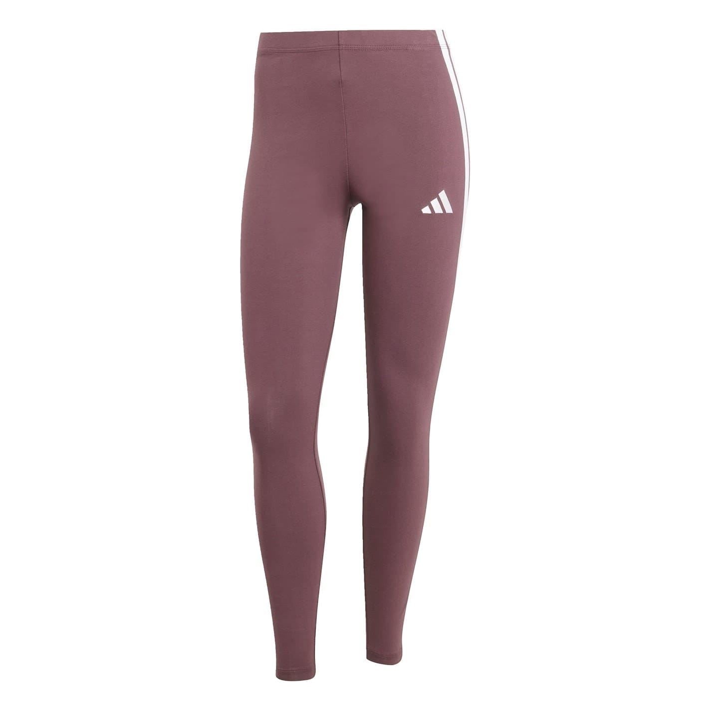 adidas Womens Essentials 3 Stripe Leggings