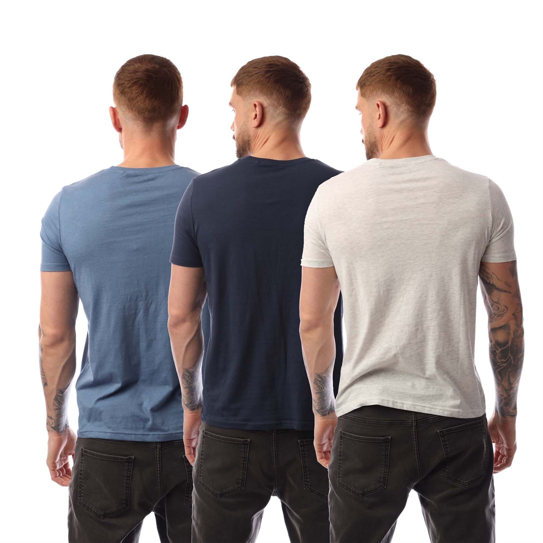 Bench Mens Bognor 3 Pack T-Shirt