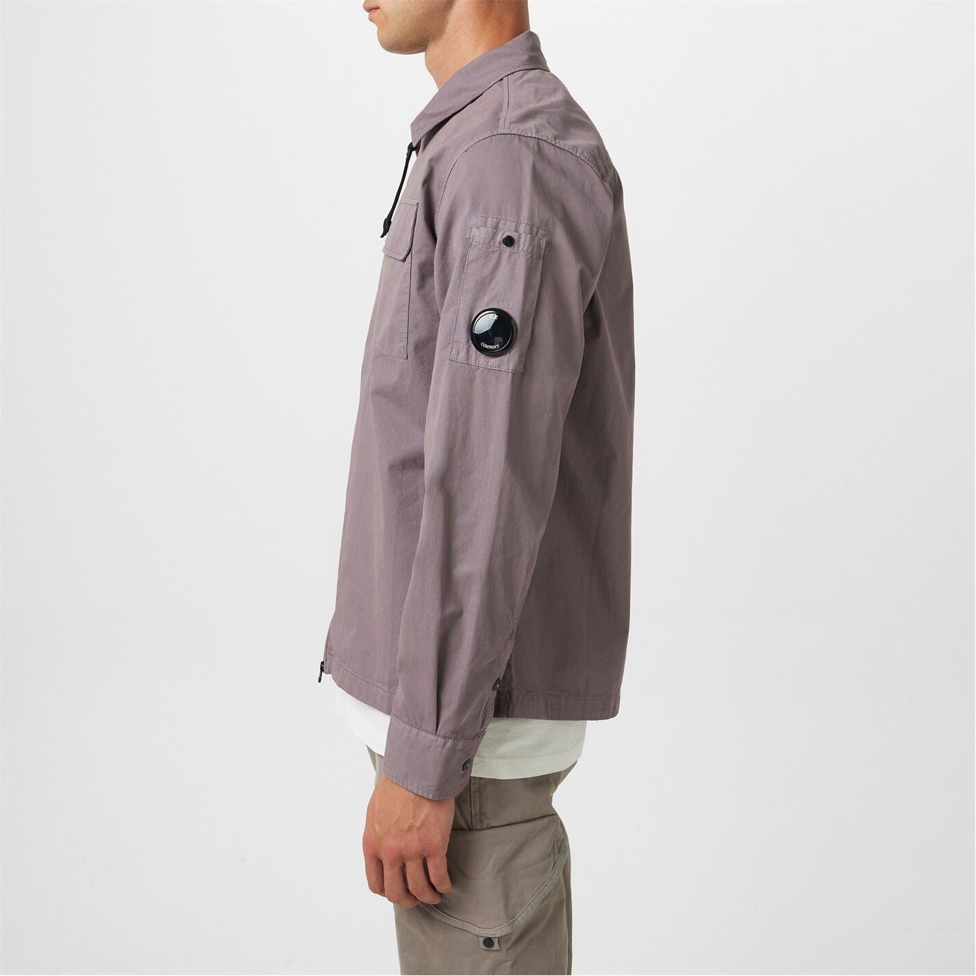 C.P. Company Mens Gabardine Lens Overshirt