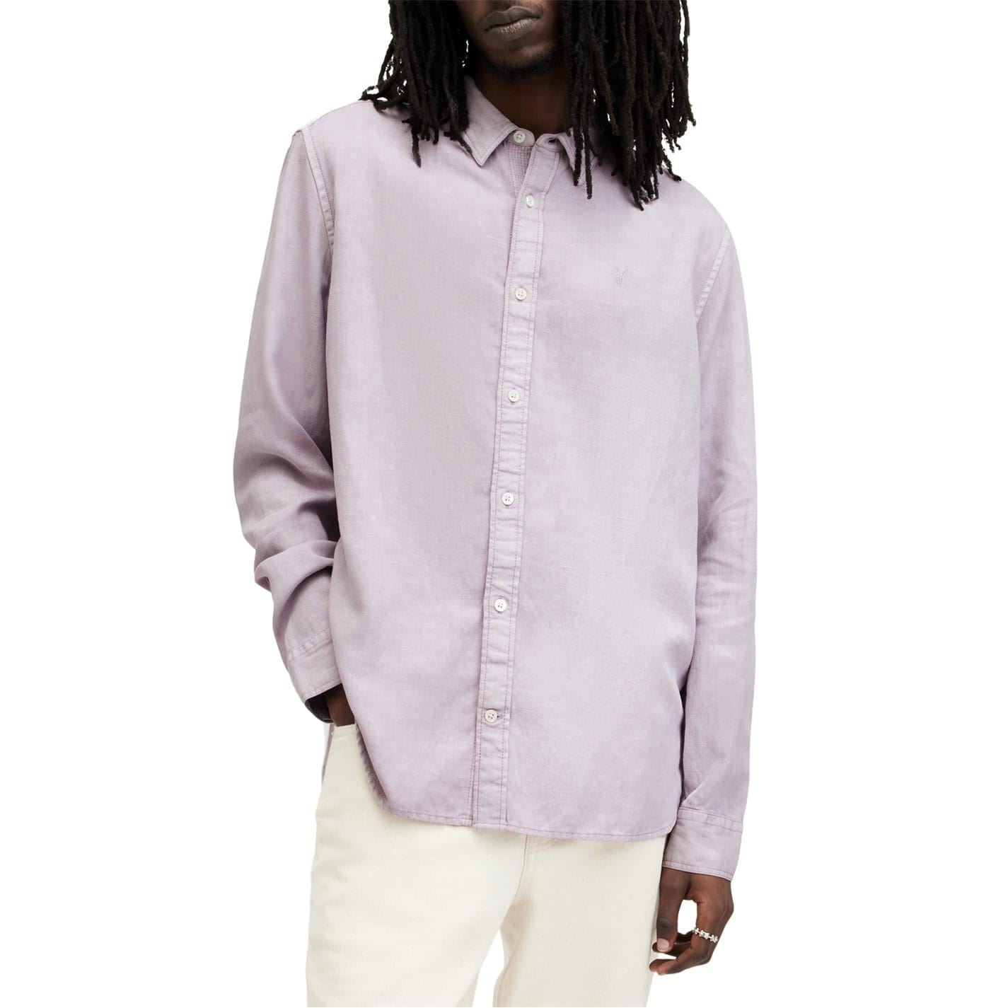 AllSaints Laguna Regular Fit Long Sleeve Shirt
