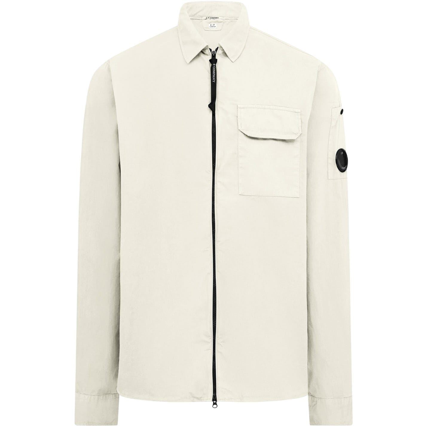 C.P. Company Mens Gabardine Lens Overshirt