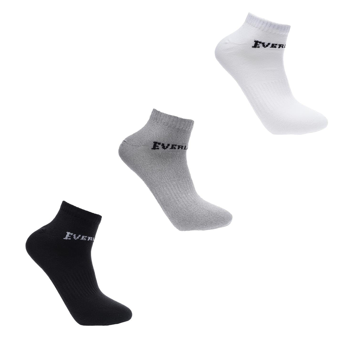 Everlast Mens 3 Pack Trainer Socks