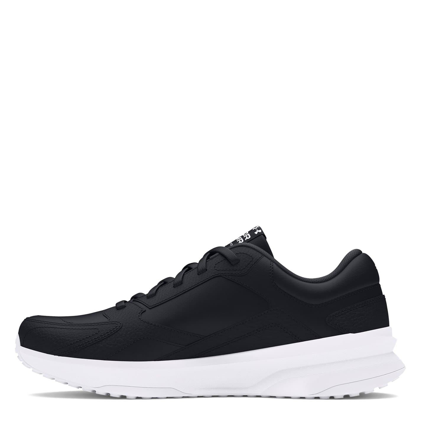 Under Armour Edge Leather Low Top Lace-Up Sneakers